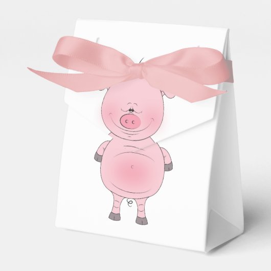 Niedlich Pink Pig Cartoon Geschenkschachtel (Vorderseite)