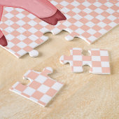 Niedlich Pink Pig Design Jigsaw Puzzle (Seite)