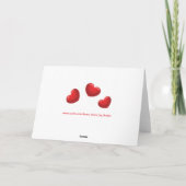 Niedlich Pink Pig und Herz I Liebe Sie Karte (Rückseite)