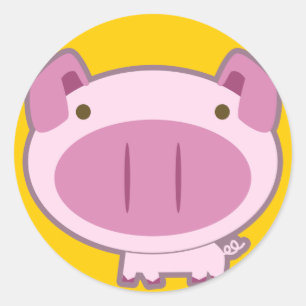 NIEDLICH PINK PIGGY STICKER