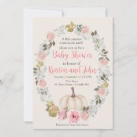 Niedlich Pink Pumpkin Blume Wasserfarbe 2. Geburts