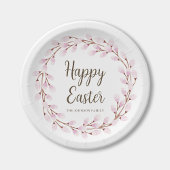Niedlich Pink Pussy Willow Happy Oaster Pappteller