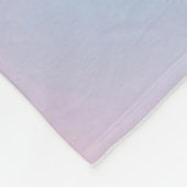 Niedlich Pink Rainbow Einhorn Glitzer Tropfen Mono Fleecedecke (Ecke)