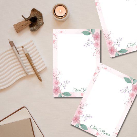 Niedlich Pink Sakura Post-it Klebezettel