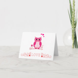 Niedlich Pink Schüssel Kunst Liebe Valentine Feiertagskarte