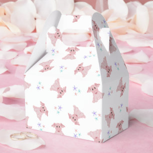 Niedlich Pink Schweine Barnyard Geburtstagskinder Geschenkschachtel