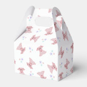 Niedlich Pink Schweine Barnyard Geburtstagskinder Geschenkschachtel (Rückseite)