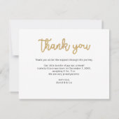 Niedlich Pink Script Foto Baby Ankündigung (Rückseite)