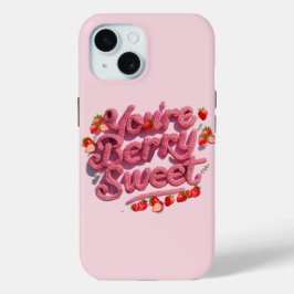Niedlich Pink Sie sind Berry Sweet Strawberry Coqu Case-Mate iPhone Hülle