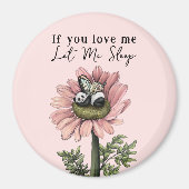 Niedlich Pink Sleeping Panda Bear Fairy Throw Kiss Magnet (Vorne)