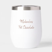 Niedlich Pink Snowman (Rückseite)