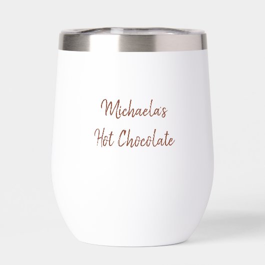 Niedlich Pink Snowman (Rückseite)