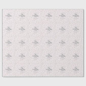 Niedlich Pink Spooky Niedliche Oktoberdusche Geschenkpapier (Flach)