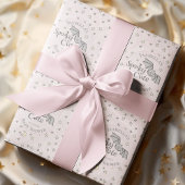 Niedlich Pink Spooky Niedliche Oktoberdusche Geschenkpapier