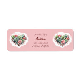 Niedlich Pink Sukkuline Herzklopfen Valentinstag