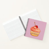 Niedlich Pink Sweeter als Cupcakes Square Notebook Notizblock (Innenseite)