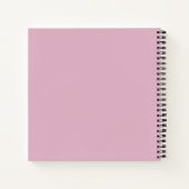 Niedlich Pink Sweeter als Cupcakes Square Notebook Notizblock (Rückseite)