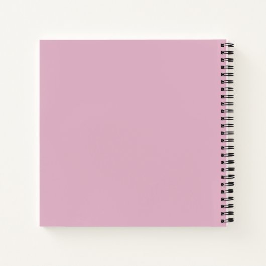 Niedlich Pink Sweeter als Cupcakes Square Notebook Notizblock (Rückseite)