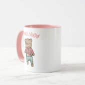 Niedlich Pink Teddy Bear Zombie Gimme Candy Hallow Tasse (Vorderseite Links)