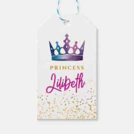 Niedlich Pink Tiara Farbenfrohe Prinzessin Crown W Geschenkanhänger