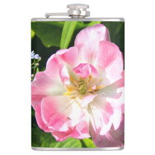 Niedlich-Pink-Tulpe Flachmann