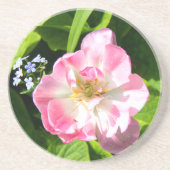Niedlich-Pink-Tulpe Getränkeuntersetzer (Vorne)