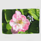Niedlich-Pink-Tulpe Golfhandtuch (Horizontal)