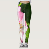 Niedlich-Pink-Tulpe Leggings (Vorderseite)