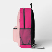 Niedlich Pink Turtle Babe Bedruckter Rucksack (Rechts)
