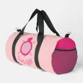 Niedlich Pink Turtle Babe Duffle Bag (Rechte Ecke)