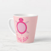 Niedlich Pink Turtle Babe Milchtasse (Linke Ecke)