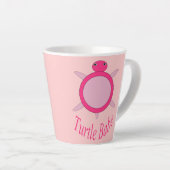 Niedlich Pink Turtle Babe Milchtasse (Rechte Ecke)