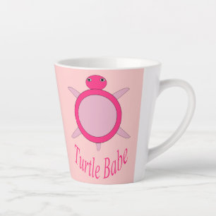 Niedlich Pink Turtle Babe Milchtasse