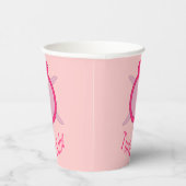 Niedlich Pink Turtle Babe Pappbecher (Rechts)