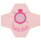 Niedlich Pink Turtle Babe Soccer Ball (Flach)