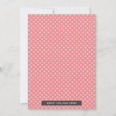 Niedlich Pink Tutu Ballerina Kinderdusche Einladun Einladung (Rückseite)