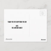 Niedlich Pink Watercolor Beste Teacher-Bewertung Postkarte (Rückseite)