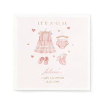 Niedlich Pink Watercolor Boho Kleidung Girl Babydu