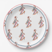 Niedlich Pink Watercolor Diva Glam Stilettos