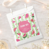 Niedlich Pink Watermelon, Girl Summer Birthday Geschenktütchen (Ausgeschnitten)