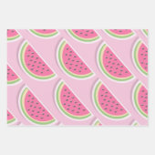 Niedlich Pink Watermelon Slices    Geschenkpapier Set (Vorderseite)