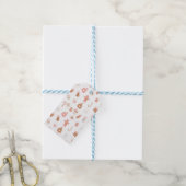 Niedlich Pink Weihnachten Geschenkanhänger (Mit Garn)