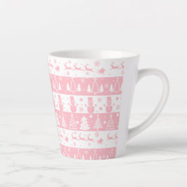 Niedlich Pink Weihnachten Wintergeschenke Milchtasse