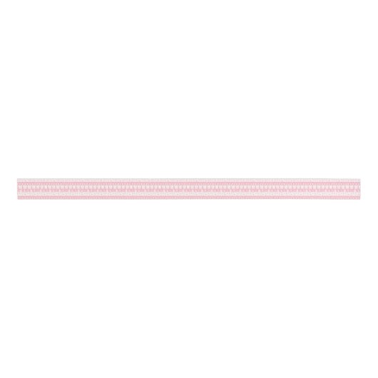 Niedlich Pink Weihnachten Wintergeschenke Ripsband (Vorderseite)