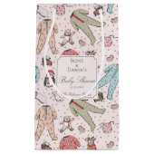 Niedlich Pink Weihnachtsdusche Kleine Geschenktüte (Vorderseite)