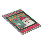 Niedlich Pink Weihnachtsweihnachtsliste für Kinder Notizblock (Rechte Seite)