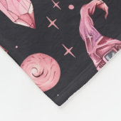 Niedlich Pink Witchy Fleecedecke (Ecke)