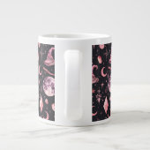Niedlich Pink Witchy Jumbo-Tasse (Rückseite)