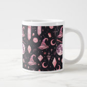 Niedlich Pink Witchy Jumbo-Tasse (Rechts)