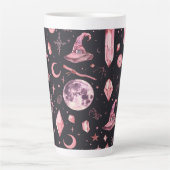 Niedlich Pink Witchy Milchtasse (Vorderseite)